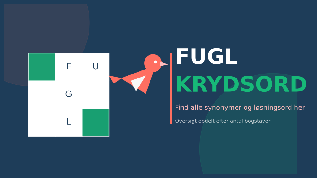 Fugl krydsord